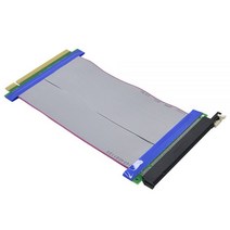 CHIPAL PCI-E 16X ~ 라이저 카드 PCIe X16 Extender 그래픽 기계 용 유연한 리본 확장 케이블 어댑터, 0.2m