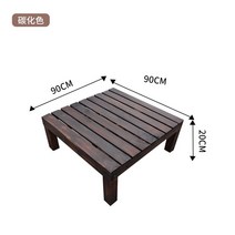 야외용 정원 원목평상 나무테이블 전원주택 펜션 마루, 90X90X20