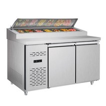 업소용 토핑냉장고 밧드 김밥 샐러드 반찬 냉장고, 2.33m 스테인리스 스틸 반찬냉장고