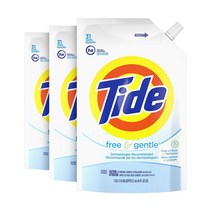 Tide 타이드 프리 앤 젠틀 리퀴드 세탁세제 93회분