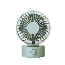신제품 소음 없는 미니선풍기 데스크탑 미니 USB 팬 4인치 소규모 충전 소형 팬, 블랙