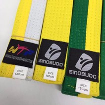 SINOBUDO 80 cm 태권도 ITF 벨트 컬러 무술 공수 유도 유니폼 액세서리 품질 순면