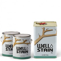 웰 WELL 오일스테인 DIY 페인트 4리터 오크, 참나무