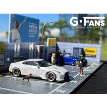 다이캐스트 주차장 자동차모형 토미카 디오라마 전시g-fans 1:64 아크릴 217, 아크릴 전시 상자