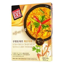 홈쿡 푸팟퐁커리 게살 카레 160g 1인분, 5팩
