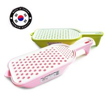 TORIMALL KOREA 들국화 강판 감자강판 이유식강판 손잡이강판대 택1, 들국화강판-그린, 1개