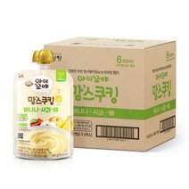 맘스쿠킹 이유식 과일퓨레(바나나사과배/6개월-) 10개, 맘스쿠킹 이유식 과일퓨레(바나