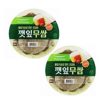 (냉장)[풀무원]깻잎무쌈300gx2