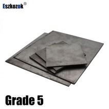 티타늄 플레이트 블록 6AL4V 5 등급, 1.5x100x100mm 1pc