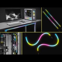 PC튜닝용 부드러운빛 효과 RGB 스트립조명 / 조립 부품 커스텀 데스크탑 하이엔드 컴