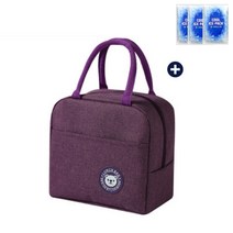 에이그 곰돌이 보냉가방 아이스팩 증정, 퍼플