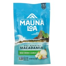 Mauna Loa 마우나로아 드라이 로스티드 마카다미아 마우이 어니언 & 갈릭 113g X3개, 1개