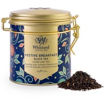 Whittard 위타드 페스티브 브렉퍼스트 블랙 티 75g 1팩
