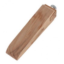 YSSHOP 벨트 안장에 대한 2xWooden 사포 홀더 가죽 연마 도구, 11.5x2.5cm, 나무, 나무