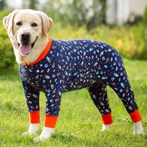 대형견 옷 강아지 티셔츠 리트리버 골든 래브라도 진돗개 그레이하운드 사모예드 중형견, 다크블루색