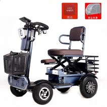 1인승 2인승 노인 장애인 전기 사륜차 전동차 전동 스쿠터, 선택가능, 700w+48v20A 납산 배터리