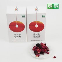 유기농 장미차 20g(10g+10g) 국산 수제꽃차, 7.도화차20g(10g+10g)