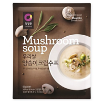 청정원 우리쌀 양송이크림수프, 60g x 1개, 4개