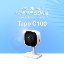 티피링크 Tapo C100 가정용 CCTV 무선 홈 카메라 보안 아가방, 본체만