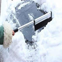 차량용 눈제거기 성에 제거기 긁고 터는 제설작업 길이조절 트렁크 보관, 1개