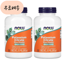 나우푸드 구연산 칼륨 340.g 2통 시트르산 포타슘, 340g, 2개