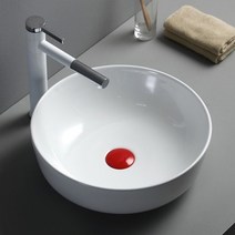 A428 도기볼세면기 탑볼세면기세면대 세면기 세면볼 도기볼, CH 골드(멍)자동폽업, P트랩(벽배수) 32cm