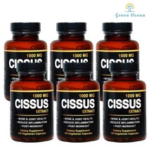 미국 직구 시서스 가루 캡슐 1 000mg 씨서스 알약 분말, 100g, 6병