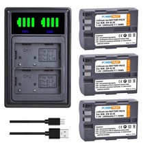 견고한 EN-EL3E EN EL3E Nikon D50 D300 G9X D80 D90, 08 3Battery 1Charger