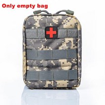 생존가방 재난 배낭 전술 의료 파우치 군사 응급 처치 키트 야외 사냥 생존 비상 지혈대 가방 장비, Empty Bag ACU