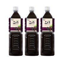해담은베리 오디 착즙원액, 3병, 1000ml