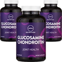 엠알엠 글루코사민 콘드로이틴 1500mg / 1200mg 캡슐 글루텐 프리, 180정, 3개