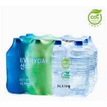에브리데이 산수 1L 무라벨 생수 12개24개, 36개
