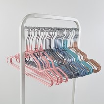 아기옷걸이 논슬립 유아 아동 어린이 키즈 컬러 옷걸이 10P, 3. 블루