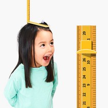 아이들 키재기 스티커 180까지 측정 날짜입력 포인트스티커 성장측정, 성장기록 키재기 시트지 베스트프렌드 1p