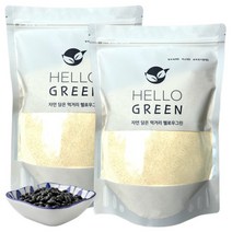 헬로우그린 볶은 서리태 가루, 2개, 500g