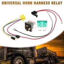전동구루마 전동수레 농업용운반차 뜨거운 판매 1set 12V 자동차 와이어 마운트 전기 에어 호른 배선 하네스 릴레이 뿔 트럭 오토바이 RV 부품 액세서리, Red