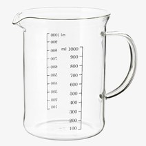 제빵 바르다겐 계량컵 유리 1.0L 홈베이킹 제과 쿠키 만들기