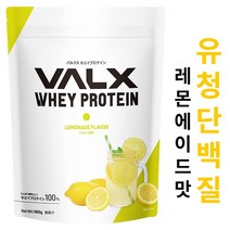 VALX 단백질보충제 분리유청단백질 단백질가루 프로틴 레몬에이드맛 1kg 2kg 3kg, 1개