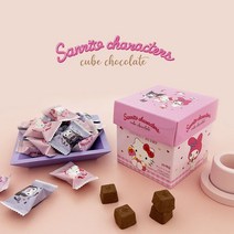 산리오 큐브초콜릿 어린이 초콜릿 선물세트(20개입), 1box, 90g