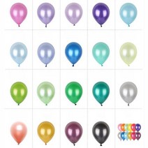 스튜디오 웨딩 촬영 소품 컬러 펄풍선 50p 백일파티, 혼합