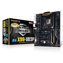 깨끗 중고 GIGABYTE GA-X99-UD3P 듀러블에디션 인텔 소켓2011-V3 64GB 지원 메인보드&백패널 출고