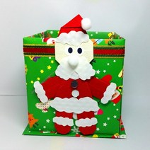 [종이가게006]종이접기패키지 diy 크리스마스 장식 산타 수납통 연필꽂이 만들기세트 1인 5인용