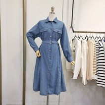 [갤러리아] ab.f.z[22S/S]셔츠카라데님롱원피스(ABW5HO34)