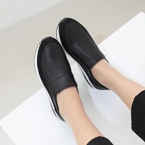 제이슈 소가죽 데인 에어 슬립온 4cm