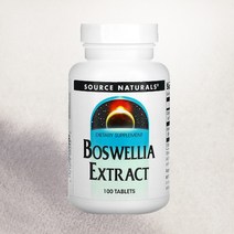 소스네츄럴 보스웰리아 추출물 100정 인산칼슘 복용법 아유르베다 유향 스테아르산 보스벨리아 트리테르펜산 Source Naturals Boswellia Extract