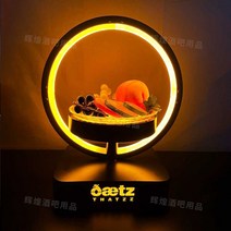 LED쟁반 클럽 홈파티트레이 샴페인 과일 라운지 양주, D