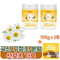 국산 구절초 추출 분말 2통 용기형 300g 선모초 가루 추출물/구절초 판매 파는곳/