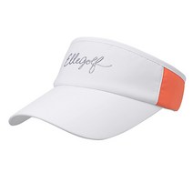 엘르골프 여성 투어 라인 배색 썬바이저 6G47417, BLACK(199)