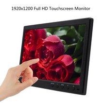휴대용 모니터 10.1 인치 pc 모니터 1920x1200 터치 게임 모니터 라즈베리 파이 PS3 PS4 XBOX360 시스템 CCTV VGA HDMI BNC USB LCD 디스플레이, 본상품_10.1 1920x1200 Touch