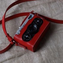 Rollei 35 35t 35s 카메라 보호 슬리브 쉘 세공 사진 카메라 가죽 소 가죽 가방 바디 박스 케이스, 10 red